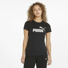 Puma Ess+ Metallic Kadın Tişört Siyah 84830351