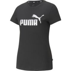 Puma Ess+ Metallic Kadın Tişört Siyah 84830351