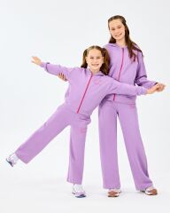 Skechers G Lw Fleece Sweatpant Kız Çocuk Eşofman Altı Lila SK2520004-4009