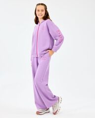 Skechers G Lw Fleece Sweatpant Kız Çocuk Eşofman Altı Lila SK2520004-4009