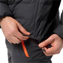 Jack Wolfskin Ather Down Jkt M Erkek Outdoor Mont Siyah 1207681-6350