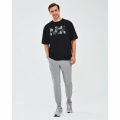 Skechers Graphic T-Shirt M Short Sleeve Erkek Siyah Tshirt S241076-001