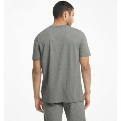 Puma Ess Logo Erkek Tişört Gri 58666603