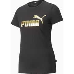 Puma Ess+ Metallic Kadın Tişört Siyah 84830301