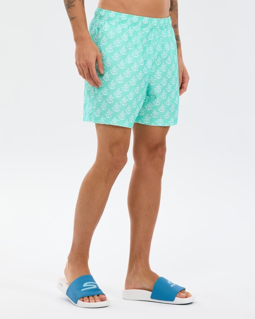 Skechers M 5 Inch Swimshort Erkek Mavi Deniz Şortu S2610133-1410