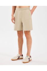 Skechers M Essential Sweatshort Erkek Şort Bej S2510064-013