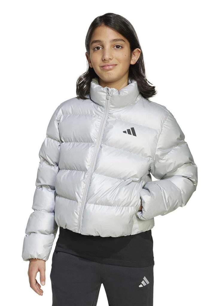 adidas J Sd Glam Jkt Kız Çocuk Mont Gri JJM1670