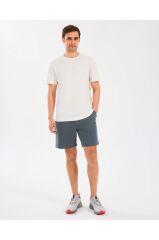 Skechers M Essential Sweatshort Erkek Şort Gri S2510064-003