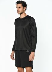 Adidas Erkek Antrenman T-shirt - D2M Longsleeve - BK0975
