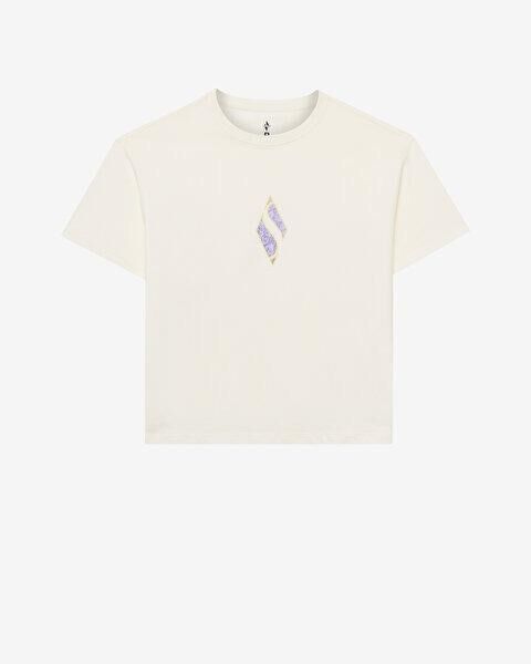 Skechers W Graphic Tee Loose Fit  Kadın Tişört Beyaz S2510311-102