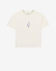 Skechers W Graphic Tee Loose Fit  Kadın Tişört Beyaz S2510311-102