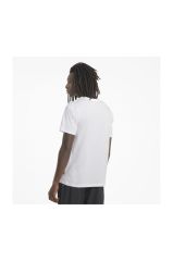Puma Ess Logo Tee Erkek T-shirt Whıte 58666602
