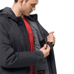 Jack Wolfskin Troposphere Insulated Erkek Outdoor Mont Siyah 1115321-6000